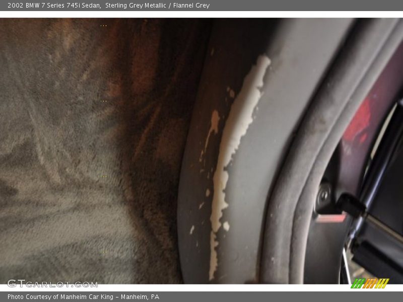 Sterling Grey Metallic / Flannel Grey 2002 BMW 7 Series 745i Sedan