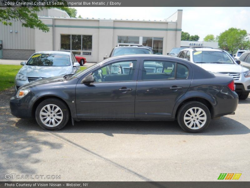 Imperial Blue Metallic / Ebony 2009 Chevrolet Cobalt LT Sedan