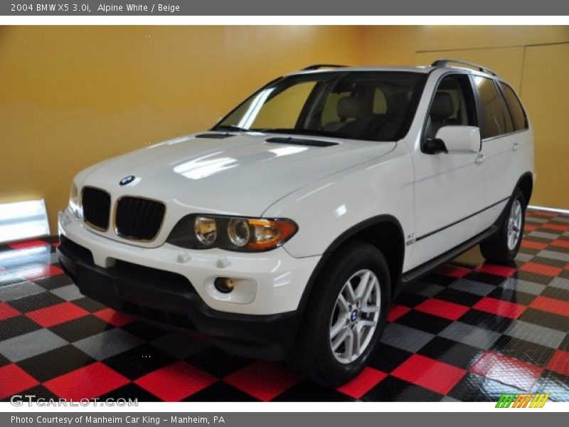 Alpine White / Beige 2004 BMW X5 3.0i
