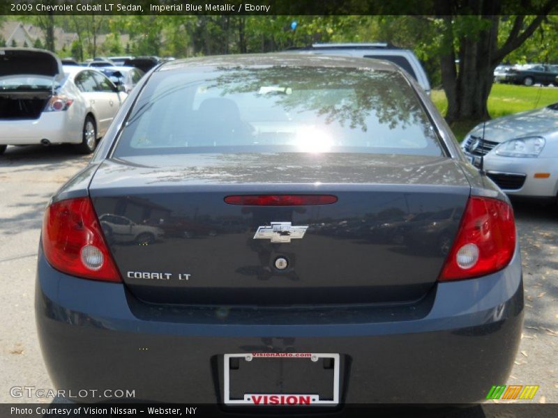 Imperial Blue Metallic / Ebony 2009 Chevrolet Cobalt LT Sedan