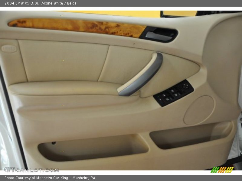 Alpine White / Beige 2004 BMW X5 3.0i
