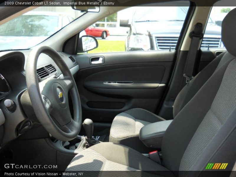 Imperial Blue Metallic / Ebony 2009 Chevrolet Cobalt LT Sedan