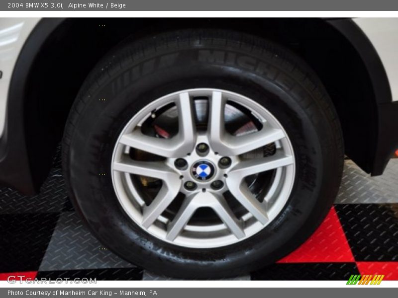 Alpine White / Beige 2004 BMW X5 3.0i