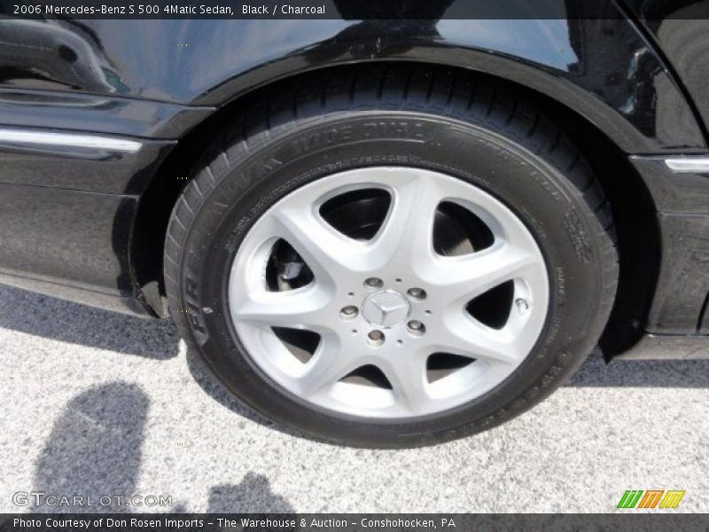 Black / Charcoal 2006 Mercedes-Benz S 500 4Matic Sedan