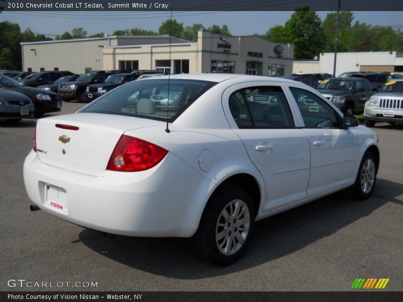 Summit White / Gray 2010 Chevrolet Cobalt LT Sedan