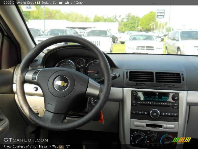 Summit White / Gray 2010 Chevrolet Cobalt LT Sedan