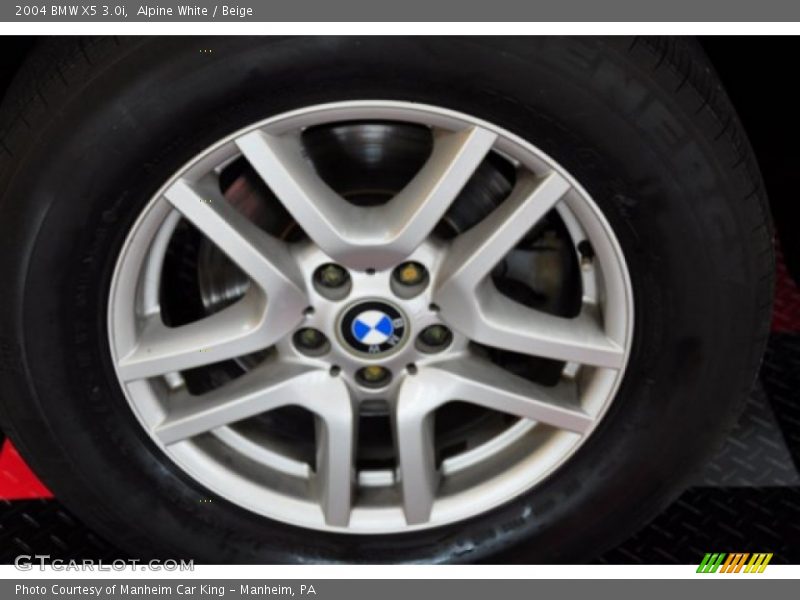 Alpine White / Beige 2004 BMW X5 3.0i