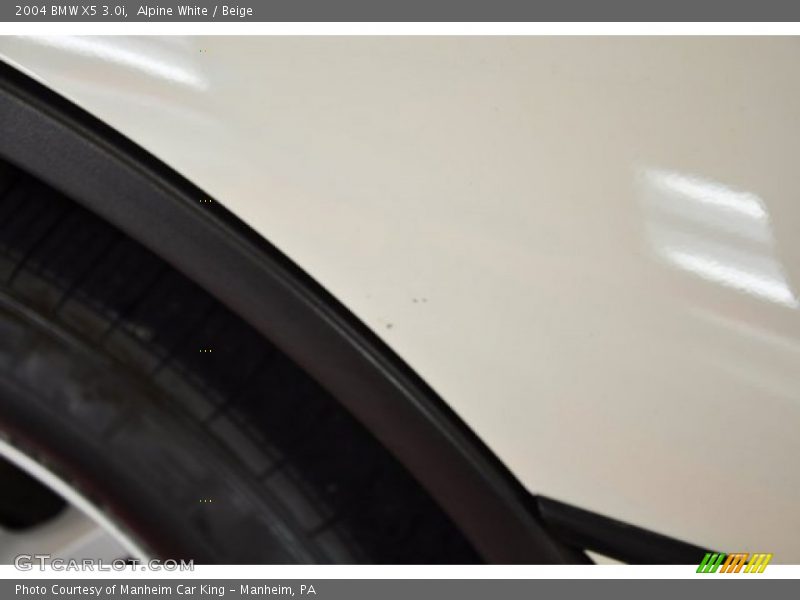 Alpine White / Beige 2004 BMW X5 3.0i