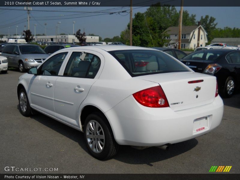 Summit White / Gray 2010 Chevrolet Cobalt LT Sedan