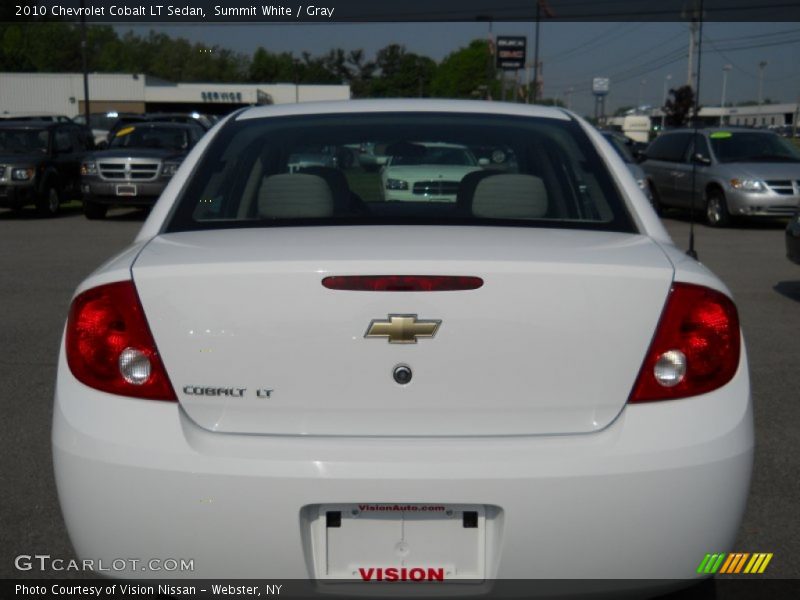 Summit White / Gray 2010 Chevrolet Cobalt LT Sedan