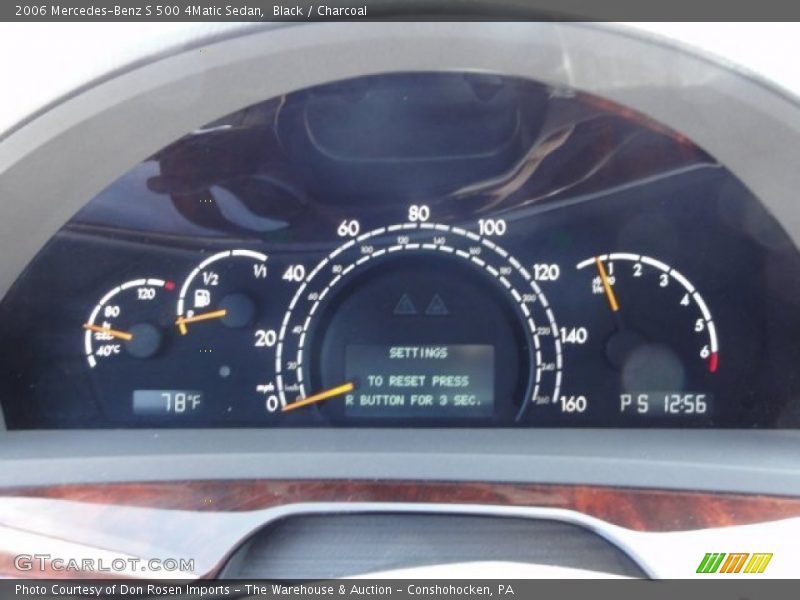 Black / Charcoal 2006 Mercedes-Benz S 500 4Matic Sedan