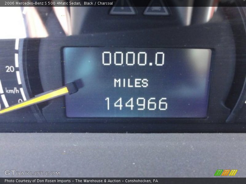 Black / Charcoal 2006 Mercedes-Benz S 500 4Matic Sedan