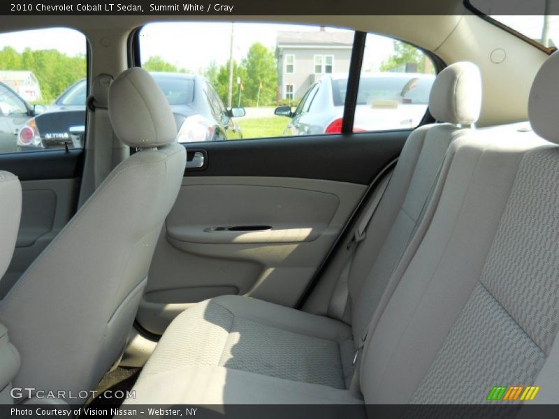 Summit White / Gray 2010 Chevrolet Cobalt LT Sedan