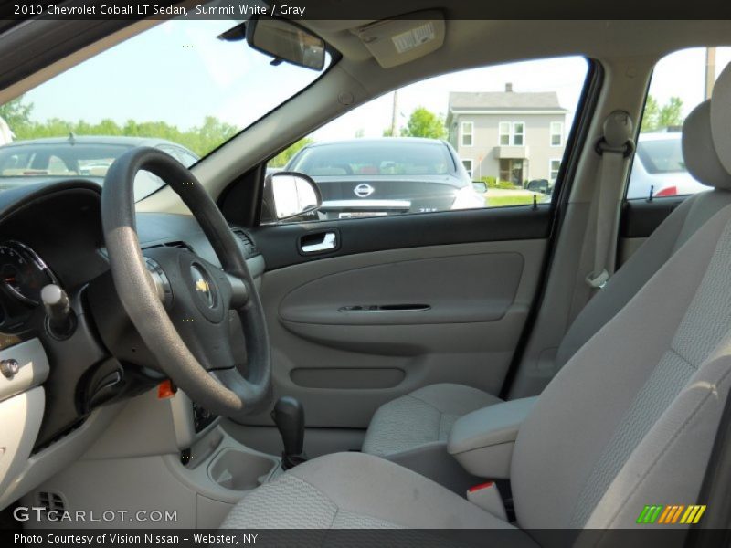 Summit White / Gray 2010 Chevrolet Cobalt LT Sedan