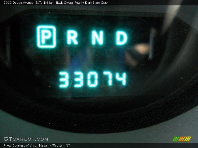 Brilliant Black Crystal Pearl / Dark Slate Gray 2010 Dodge Avenger SXT