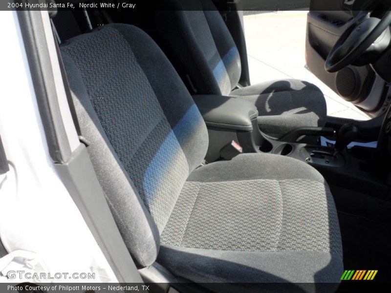 Nordic White / Gray 2004 Hyundai Santa Fe