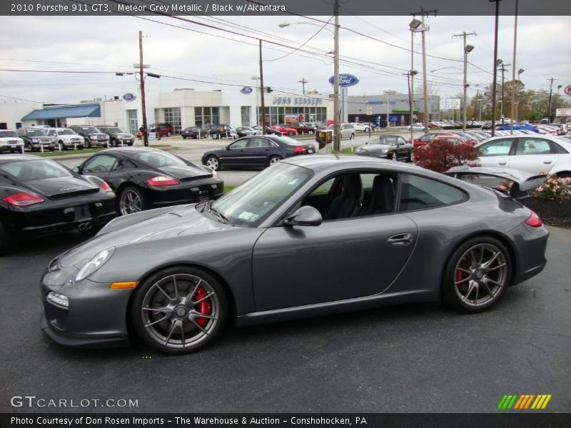 Meteor Grey Metallic / Black w/Alcantara 2010 Porsche 911 GT3