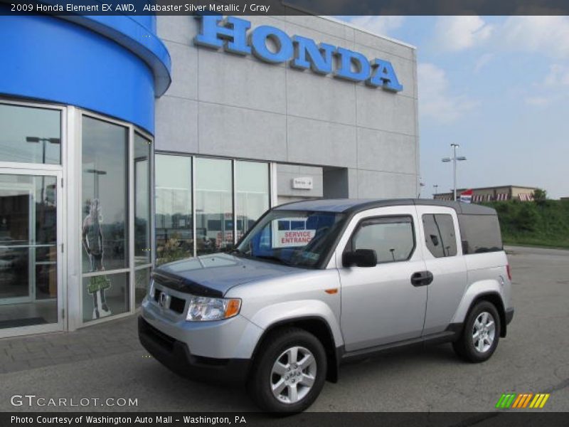  2009 Element EX AWD Alabaster Silver Metallic