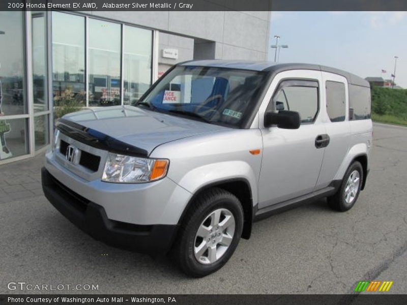 Alabaster Silver Metallic / Gray 2009 Honda Element EX AWD