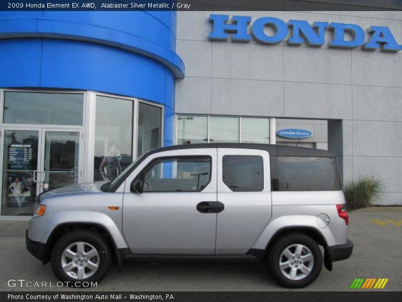  2009 Element EX AWD Alabaster Silver Metallic