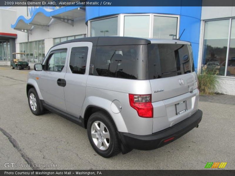Alabaster Silver Metallic / Gray 2009 Honda Element EX AWD