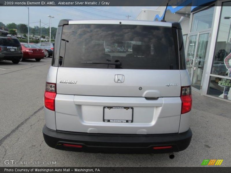 Alabaster Silver Metallic / Gray 2009 Honda Element EX AWD