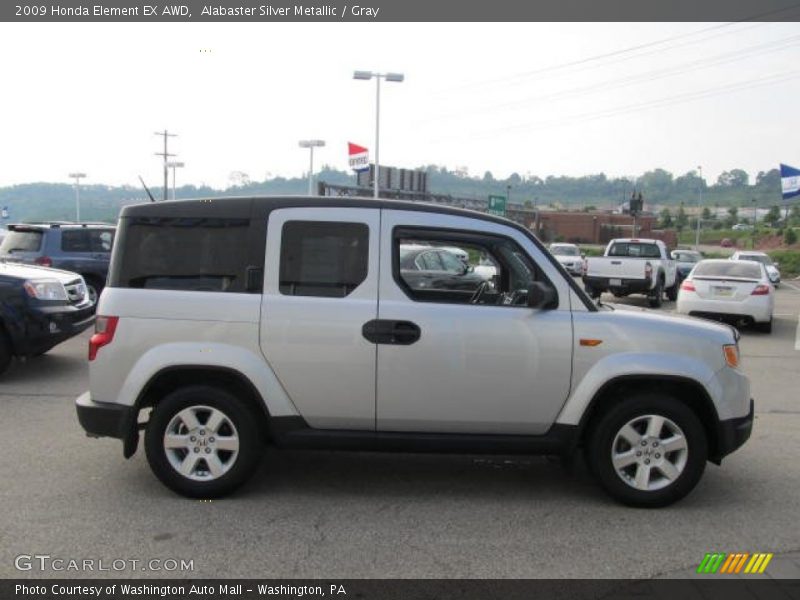 Alabaster Silver Metallic / Gray 2009 Honda Element EX AWD