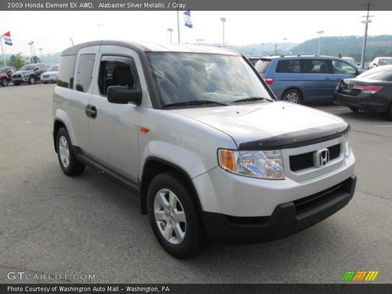 Alabaster Silver Metallic / Gray 2009 Honda Element EX AWD