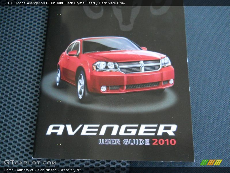 Brilliant Black Crystal Pearl / Dark Slate Gray 2010 Dodge Avenger SXT