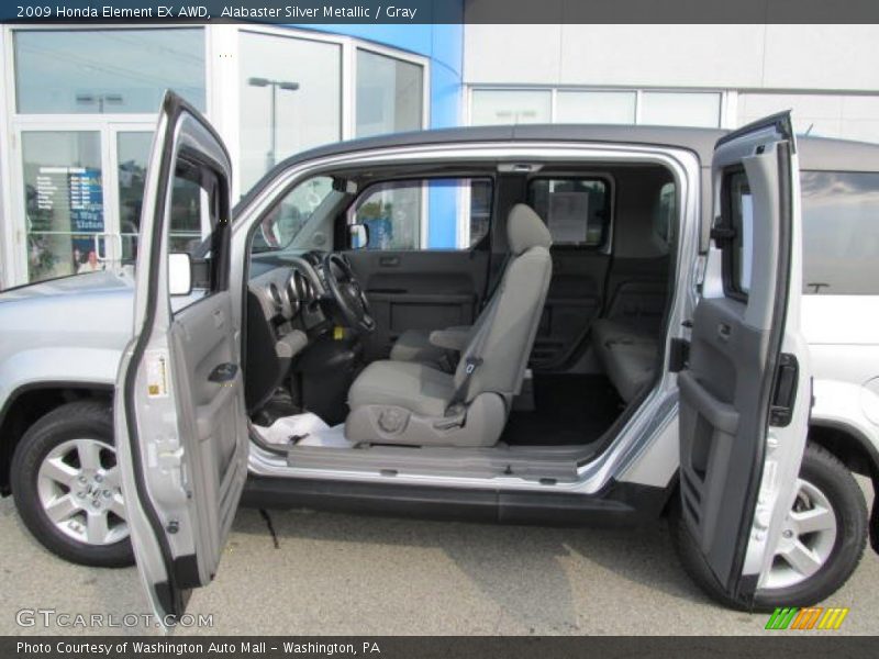  2009 Element EX AWD Gray Interior