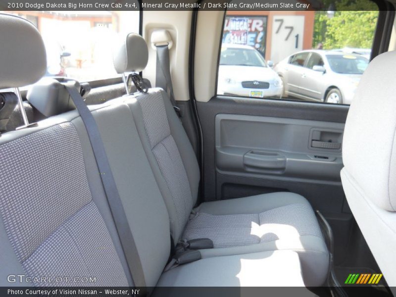 Mineral Gray Metallic / Dark Slate Gray/Medium Slate Gray 2010 Dodge Dakota Big Horn Crew Cab 4x4