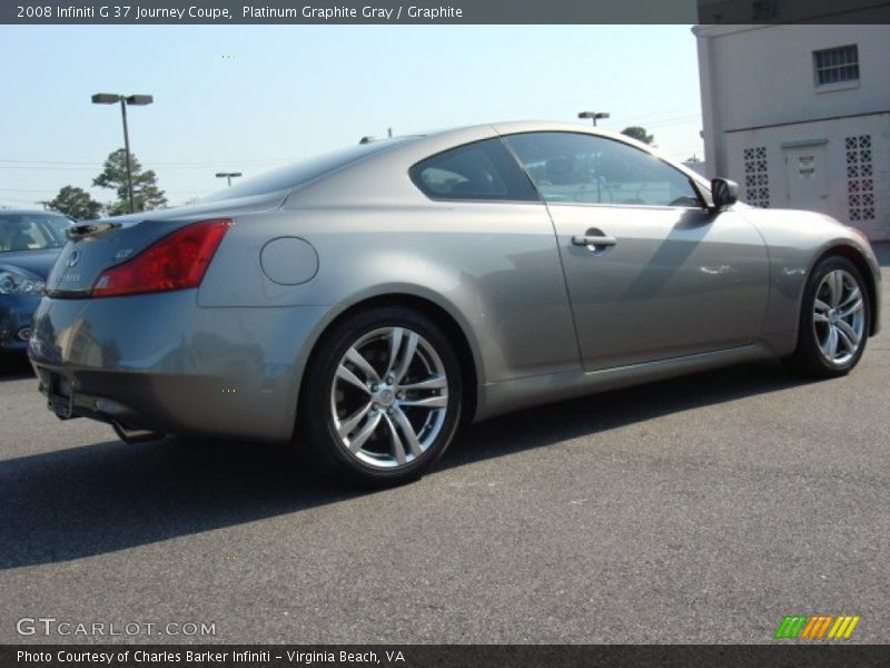 Platinum Graphite Gray / Graphite 2008 Infiniti G 37 Journey Coupe