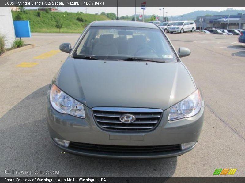 Natural Khaki / Beige 2009 Hyundai Elantra GLS Sedan