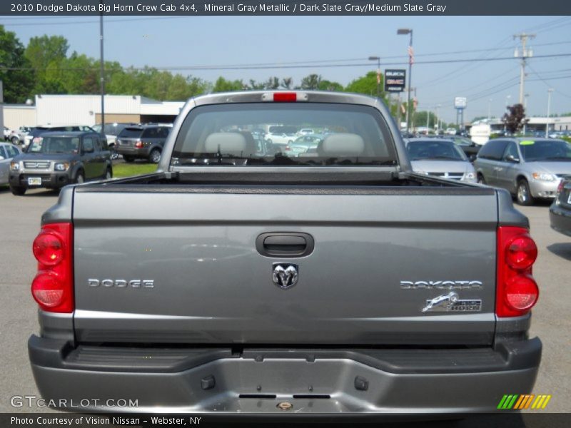 Mineral Gray Metallic / Dark Slate Gray/Medium Slate Gray 2010 Dodge Dakota Big Horn Crew Cab 4x4