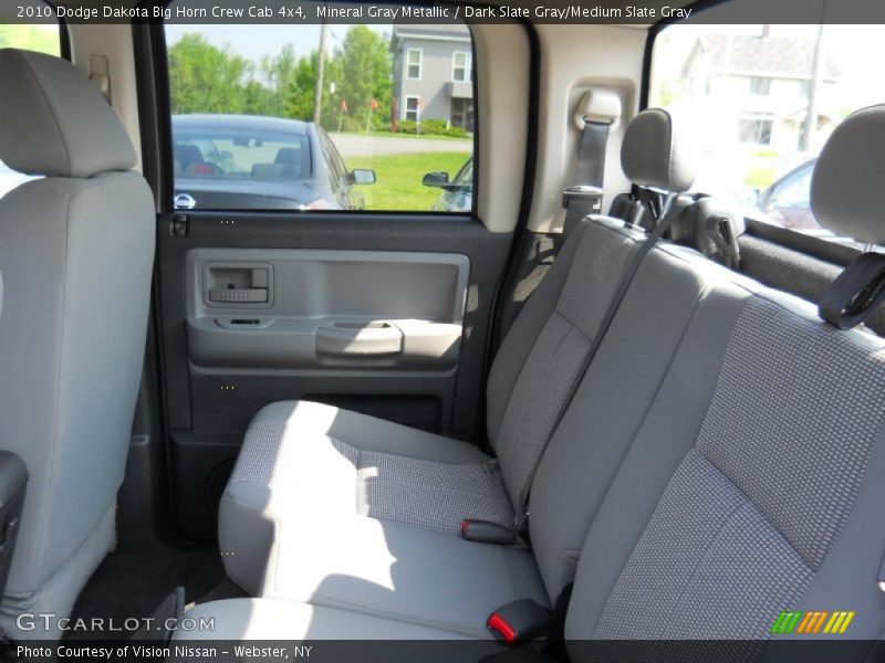 Mineral Gray Metallic / Dark Slate Gray/Medium Slate Gray 2010 Dodge Dakota Big Horn Crew Cab 4x4