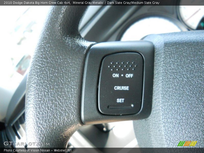 Mineral Gray Metallic / Dark Slate Gray/Medium Slate Gray 2010 Dodge Dakota Big Horn Crew Cab 4x4