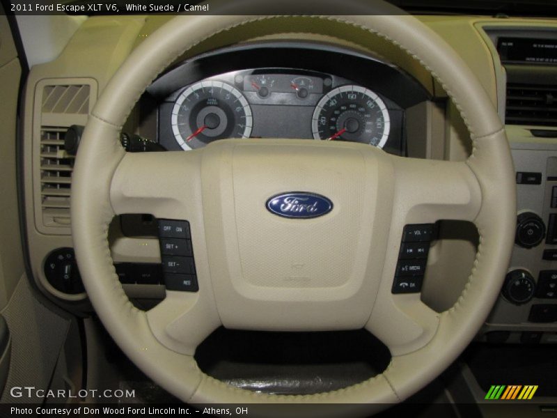 White Suede / Camel 2011 Ford Escape XLT V6