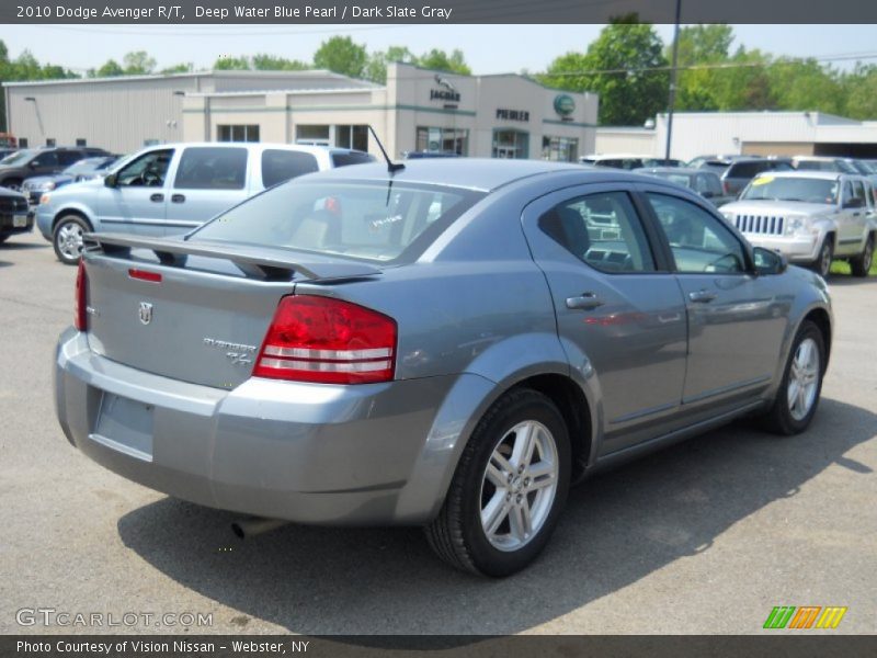 Deep Water Blue Pearl / Dark Slate Gray 2010 Dodge Avenger R/T