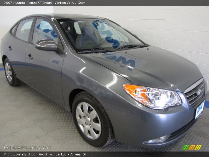 Carbon Gray / Gray 2007 Hyundai Elantra SE Sedan