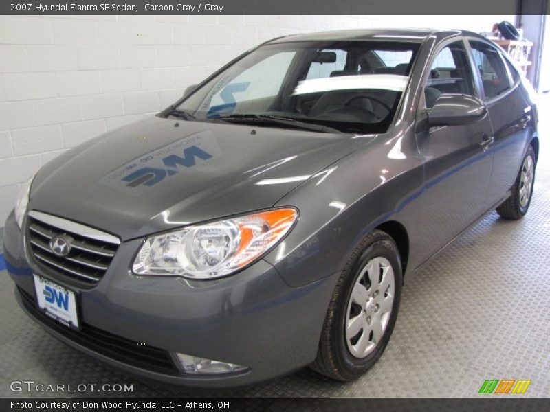 Carbon Gray / Gray 2007 Hyundai Elantra SE Sedan