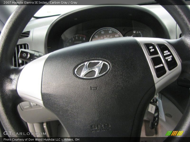 Carbon Gray / Gray 2007 Hyundai Elantra SE Sedan