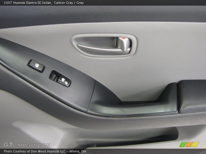 Carbon Gray / Gray 2007 Hyundai Elantra SE Sedan