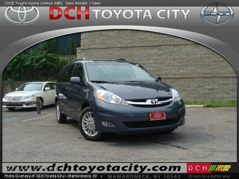 Slate Metallic / Fawn 2008 Toyota Sienna Limited AWD