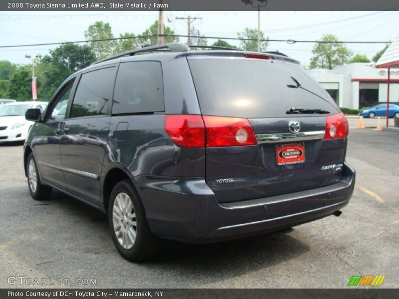 Slate Metallic / Fawn 2008 Toyota Sienna Limited AWD