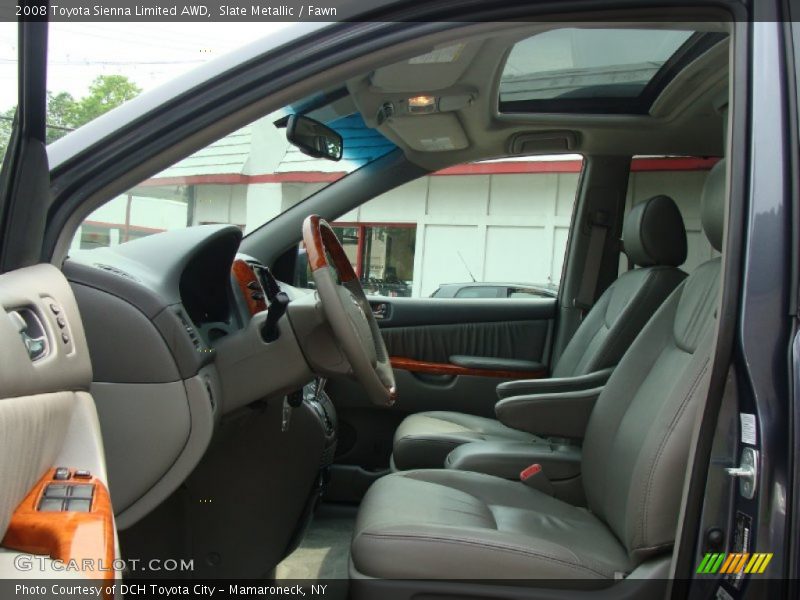 Slate Metallic / Fawn 2008 Toyota Sienna Limited AWD