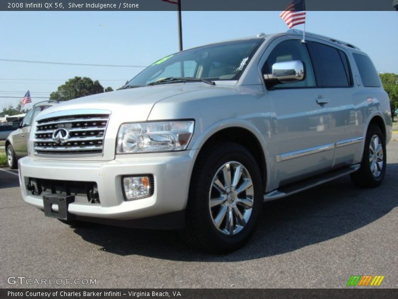 Front 3/4 View of 2008 QX 56