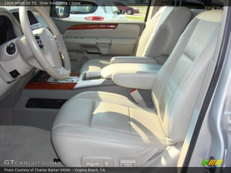  2008 QX 56 Stone Interior