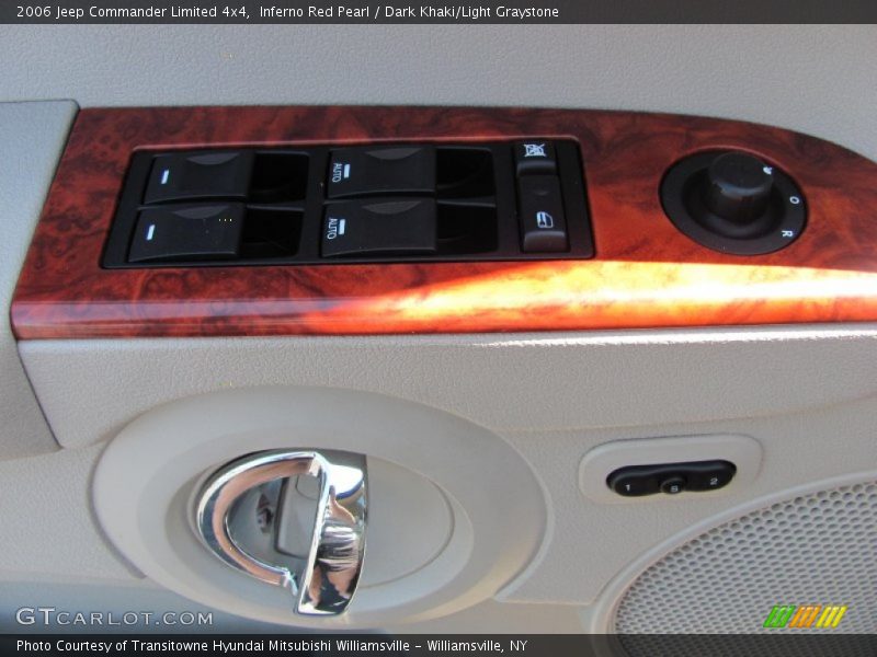 Inferno Red Pearl / Dark Khaki/Light Graystone 2006 Jeep Commander Limited 4x4