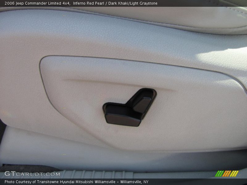 Inferno Red Pearl / Dark Khaki/Light Graystone 2006 Jeep Commander Limited 4x4