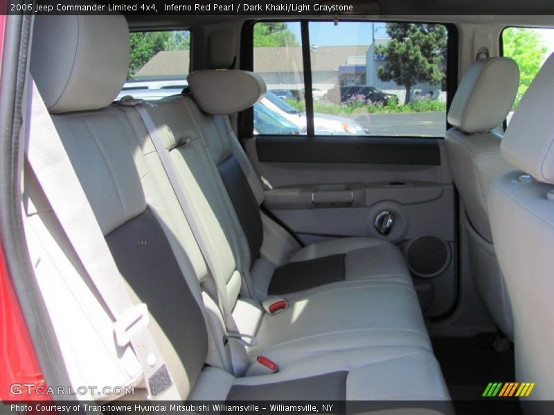Inferno Red Pearl / Dark Khaki/Light Graystone 2006 Jeep Commander Limited 4x4